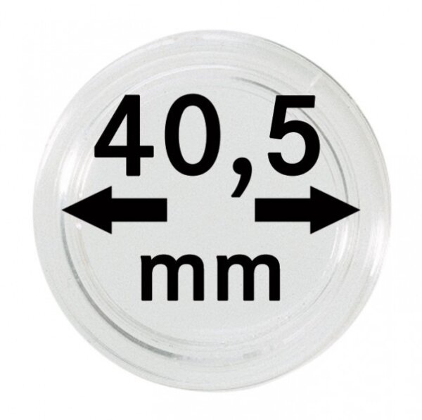 Ø 40,5 mm Münzkapseln Lindner 1 Stück