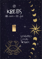 Geschenkbarren "Sternzeichen Krebs"  - 0,1555...