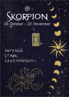Geschenkbarren "Sternzeichen Skorpion"  - 0,5...