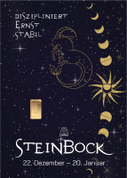 Geschenkbarren "Sternzeichen Steinbock"  -...
