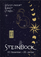 Geschenkbarren "Sternzeichen Steinbock"  - 0,5...