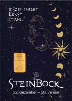 Geschenkbarren "Sternzeichen Steinbock" - 2...