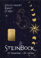 Geschenkbarren "Sternzeichen Steinbock" - 2,5...
