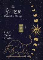 Geschenkbarren "Sternzeichen Stier"  - 0,5...