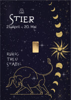 Geschenkbarren "Sternzeichen Stier"  - 0,1555...