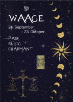 Geschenkbarren "Sternzeichen Waage"  - 0,5...