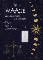 Geschenkbarren "Sternzeichen Waage"  - 1 Gramm...