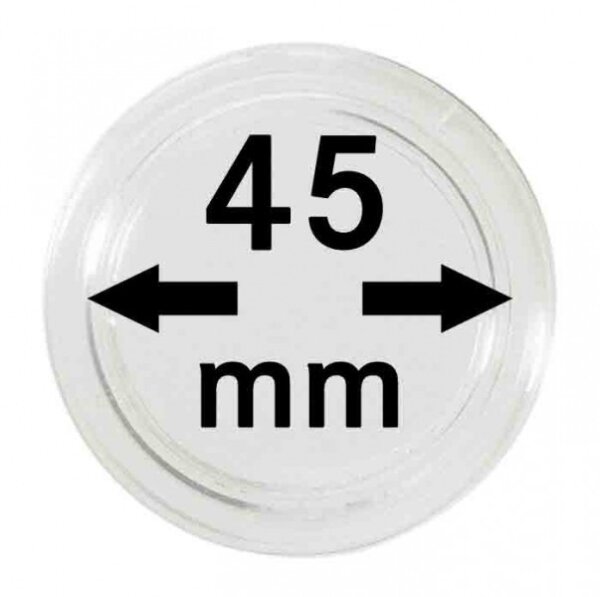 Ø 45 mm Münzkapseln Lindner 1 Stück