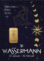 Geschenkbarren "Sternzeichen Wassermann" - 5...