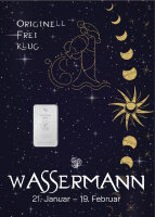 Geschenkbarren "Sternzeichen Wassermann"  - 1...