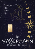 Geschenkbarren "Sternzeichen Wassermann"  - 1...