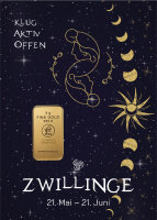 Geschenkbarren "Sternzeichen Zwillinge" - 5...