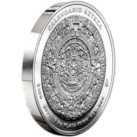 Mexiko Aztekenkalender 2024 1000 Gramm Silber