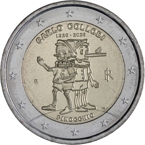 Italien 2 Euro 2026 "Pinocchio"