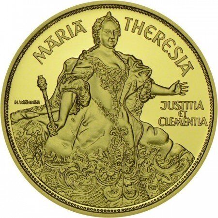 Österreich 1000 Schilling 1993 Maria Theresia Gold