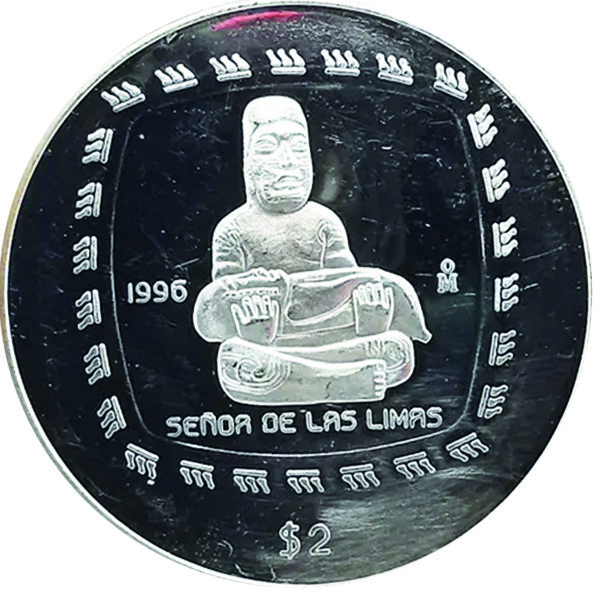 Mexiko 50 Pesos 1996 Senor de las Limas 1/2 oz Silber PP