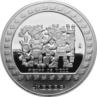 Mexiko 10 Pesos 1992 Piedra de Tizoc 5 oz Silber -...