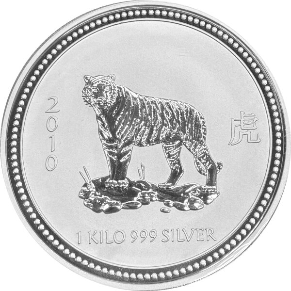 Australien Lunar I 2010 Jahr des Tigers 1000 Gramm Silber