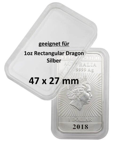 Ø 47 x 27 mm Münzkapseln 1 Stück
