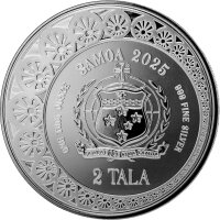 Samoa Mermaid 2025 Meerjungfrau & Perle 1 oz Silber