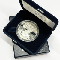 USA American Eagle 1998  1 oz Silber - Polierte Platte