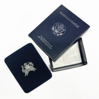 USA American Eagle 1998  1 oz Silber - Polierte Platte