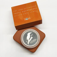 Australien Kookaburra 2002 2 oz Silber - Polierte Platte