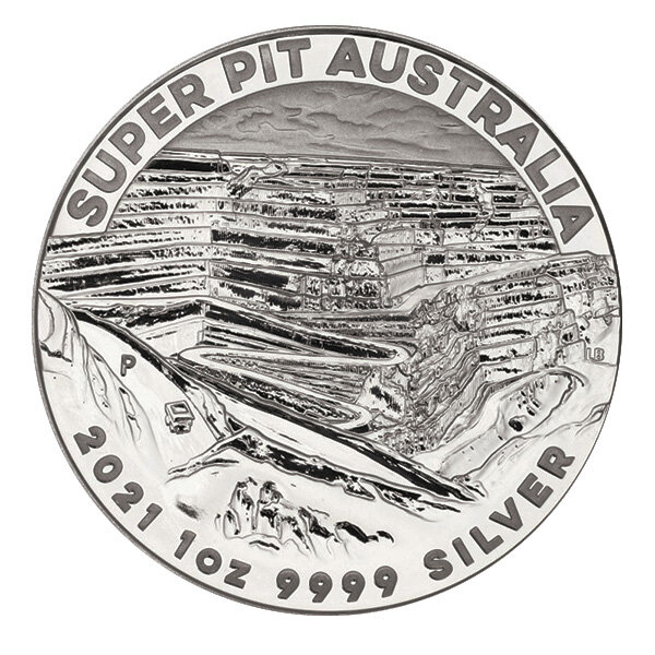 Australien Super Pit 2021 1 oz Silber