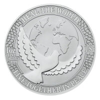 Cook Islands Frieden 2022 1 oz Silber