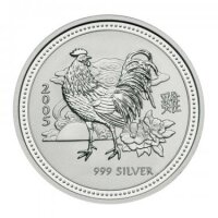 Australien Lunar I 2005 Jahr des Hahnes 1/2 oz Silber