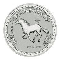 Australien Lunar I 2002 Jahr des Pferdes 1/2 oz Silber