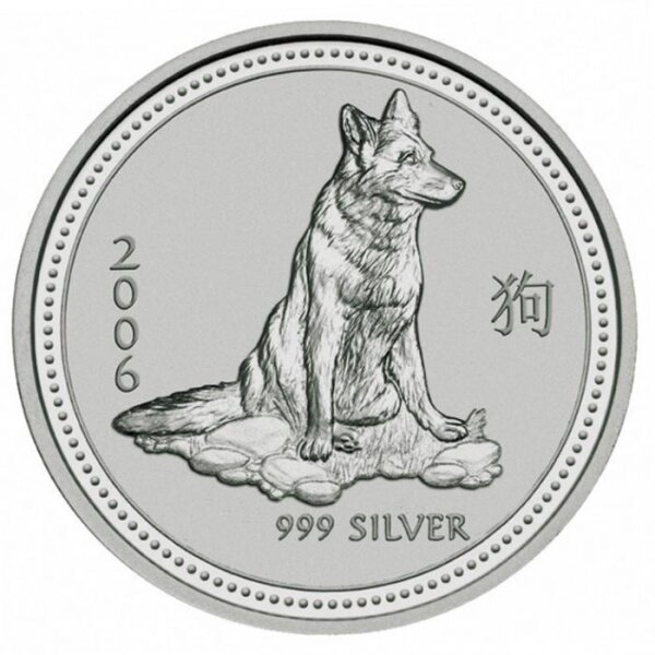 Australien Lunar I 2006 Jahr des Hundes 1/2 oz Silber