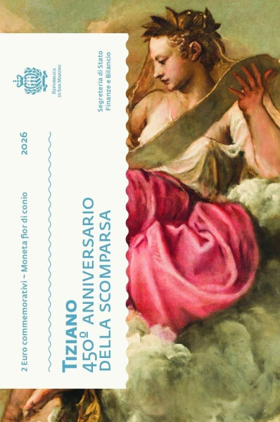 San Marino 2 Euro 2026 Tiziano