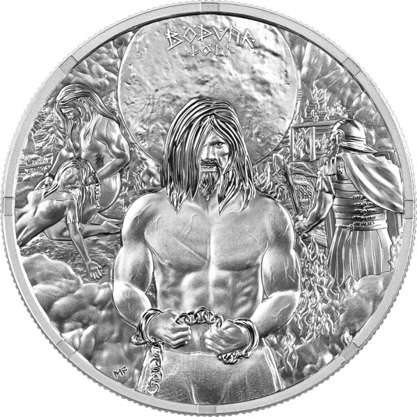 Round Bödvar Saga Loss 2026 1 oz Silber