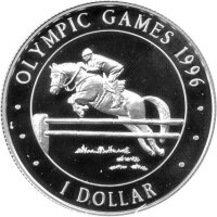 Cook Islands 1 Dollar 1996 - XXVI. Olympische...