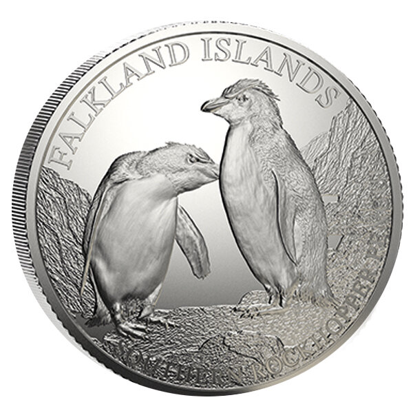 Falkland Inseln King Penguin 2026 1 oz Silber