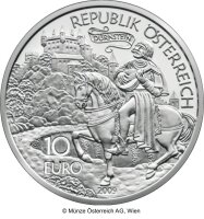 Österreich 10 Euro 2009 Richard Löwenherz - Silber PP im Etui