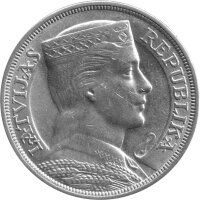 Lettland 5 Lati 1931 - Umlaufmünze - Silber