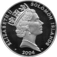Solomon Islands 10 Dollars 2004 - XXIII. Olympische Spiele 2004 in Athen "Laufen" - Silber PP