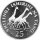 Tansania 25 Shilingi 1974 - Giraffen - Silber PP