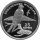 Seychellen 25 Rupees 1995 - Gefährdete Wildtiere "Turmfalke" - Silber PP