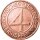 J.315 Weimarer R. 4 Pfennig 1932 "Umlaufmünze" - Bronze - ss