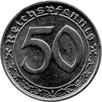 J.365 III. Reich 50 Pfennig 1938 -G-...