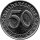 J.365 III. Reich 50 Pfennig 1938 -G- "Umlaufmünze" - Nickel ss
