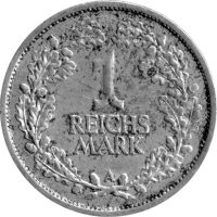 J.319 Weimarer R. 1 Mark 1925-1927...