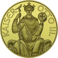 Österreich 1000 Schilling 1996 Kaiser Otto III Gold