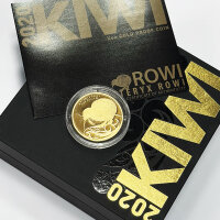 Neuseeland Kiwi 2020 1/4 oz Gold - Polierte Platte