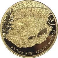 Neuseeland Kiwi 2021 1/4 oz Gold - Polierte Platte