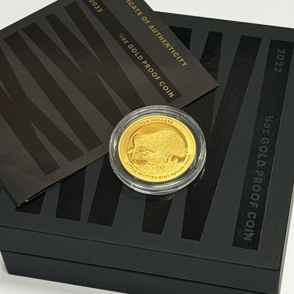 Neuseeland Kiwi 2022 1/4 oz Gold - Polierte Platte