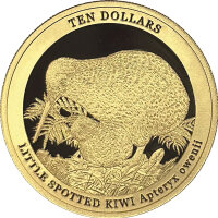 Neuseeland Kiwi 2022 1/4 oz Gold - Polierte Platte